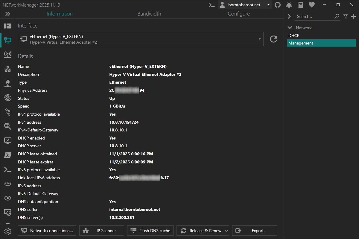 Network Interface - Information